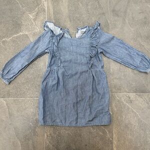 Harper Canyon Blue Ruffled Sundress with Puff Sleeves